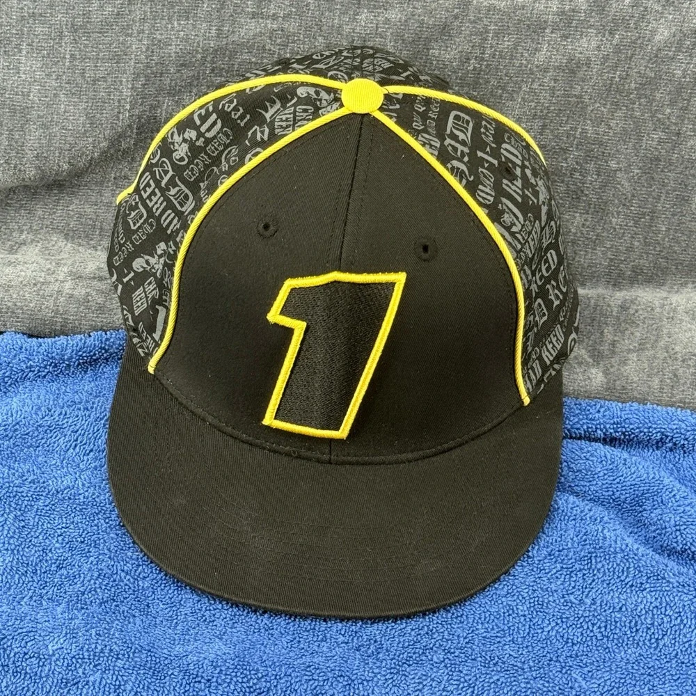 Chad Reed TwoTwo Motorsports Hat Mens OSFM Black Cotton Stretch Fit Motocross #1